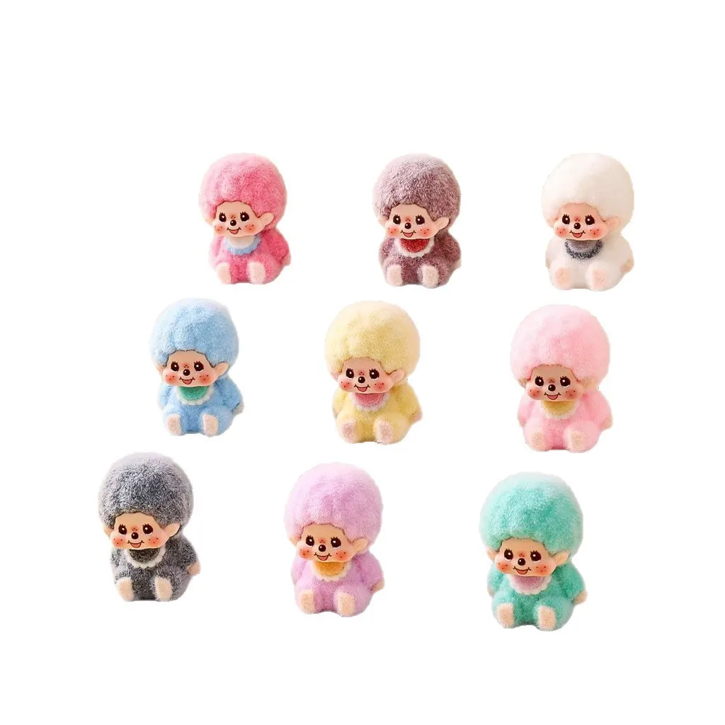 

Коллекционные фигурки Mongqiiq: милые плюшевые игрушки в закрытой упаковке, кавайные украшения для дома и автомобиля, трендовые модели, подарок для девочек