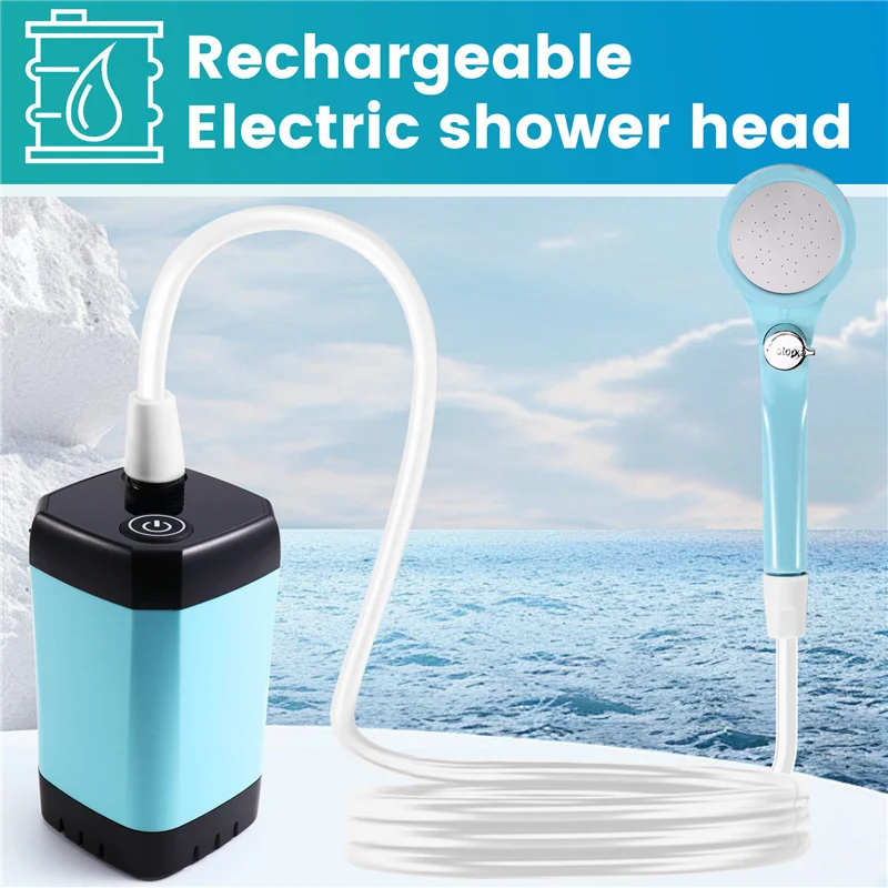 

A64T-Simple Shower For Construction Site Dormitory Outdoor Camping Shower Pump Shower Set Camping Portable Shower 6000 Capacity