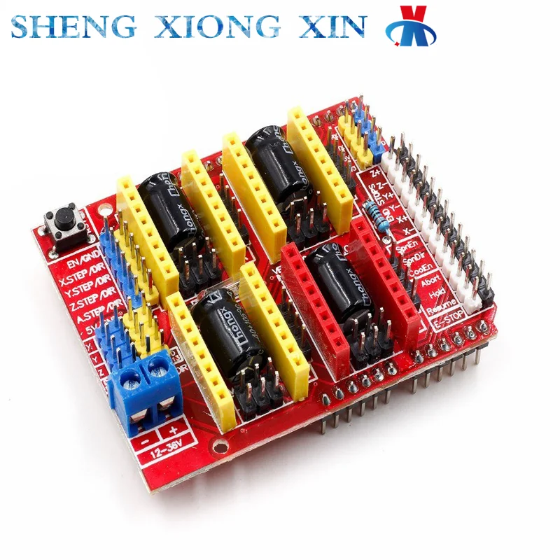 

1pcs New cnc shield v3 Engraving Machine Expansion Board 3D Printer A4988 Driving Board