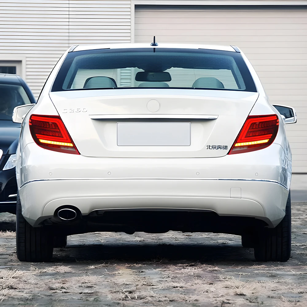 

Для Benz C180 C200 C260 2007-2014 W204 Обновление автомобильных задних фонарей Новый светодиодный стример Turn Авто задние задние фонари Аксессуары в сборе