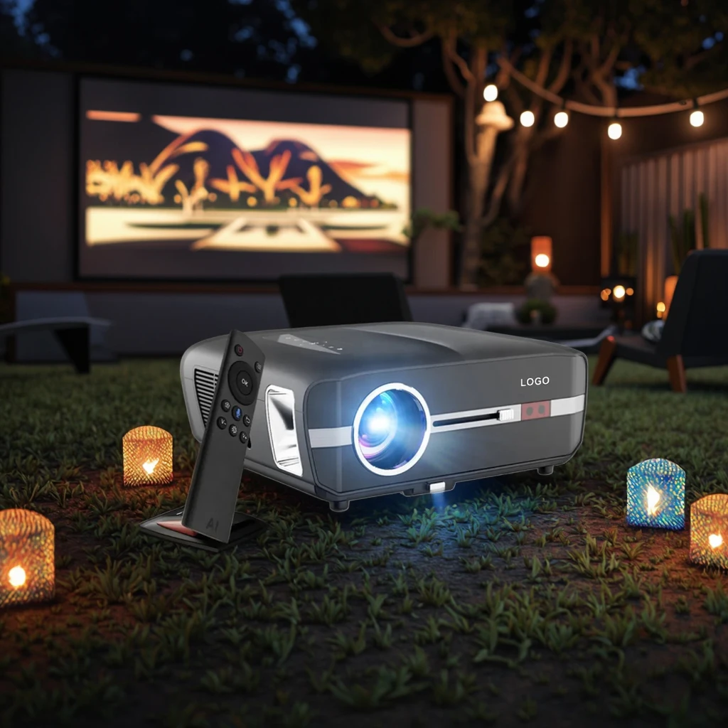 OEM/ODM New 2025 Android Projector Hd 4k 1080p Home Theater Wireless Wifi Mobile Phone Projector