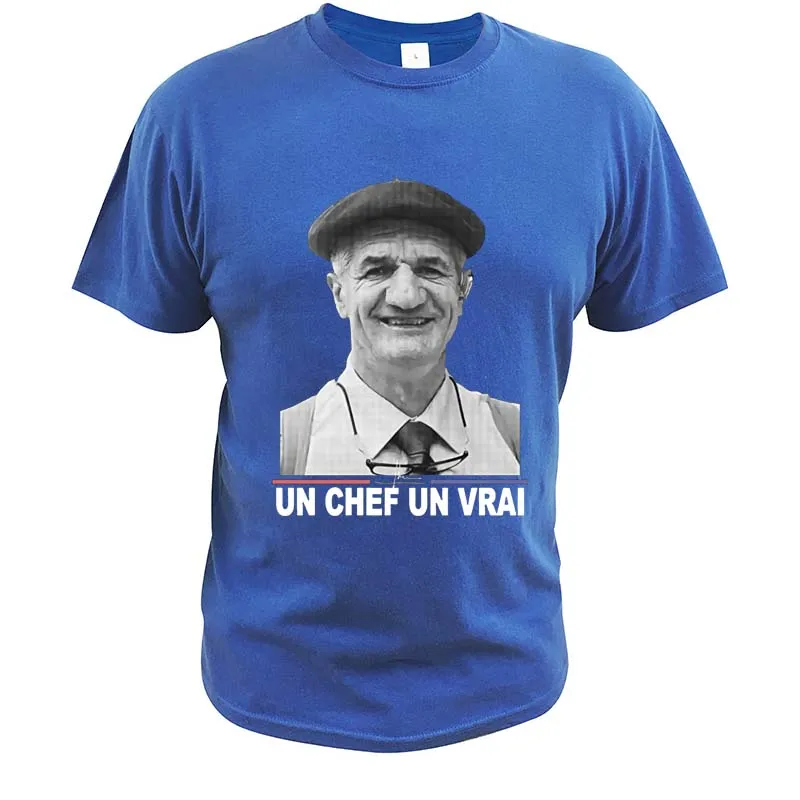 Jean Lassalle Politician T-shirt A Leader A Real Funny Design Fans Men's Clothing 100% Cotton Soft Summer T Shirt EU Size