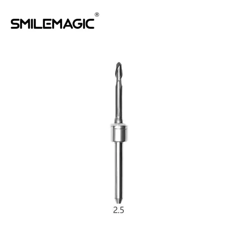 Dental Milling Burs D3 Amann Girrbach For Zirconia Dental Lab Milling Machine Grinding Material Drills Tool 2.5/1.0/0.6