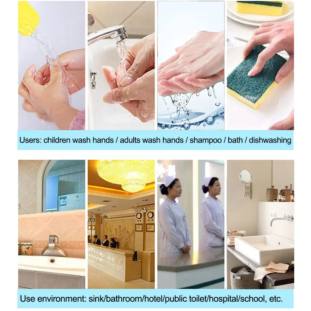 Touchless Automatic Sensor Soap Dispenser Foam USB Charging Smart Infrared Sensor Liquid Soap Dispenser Hand Sanitizer