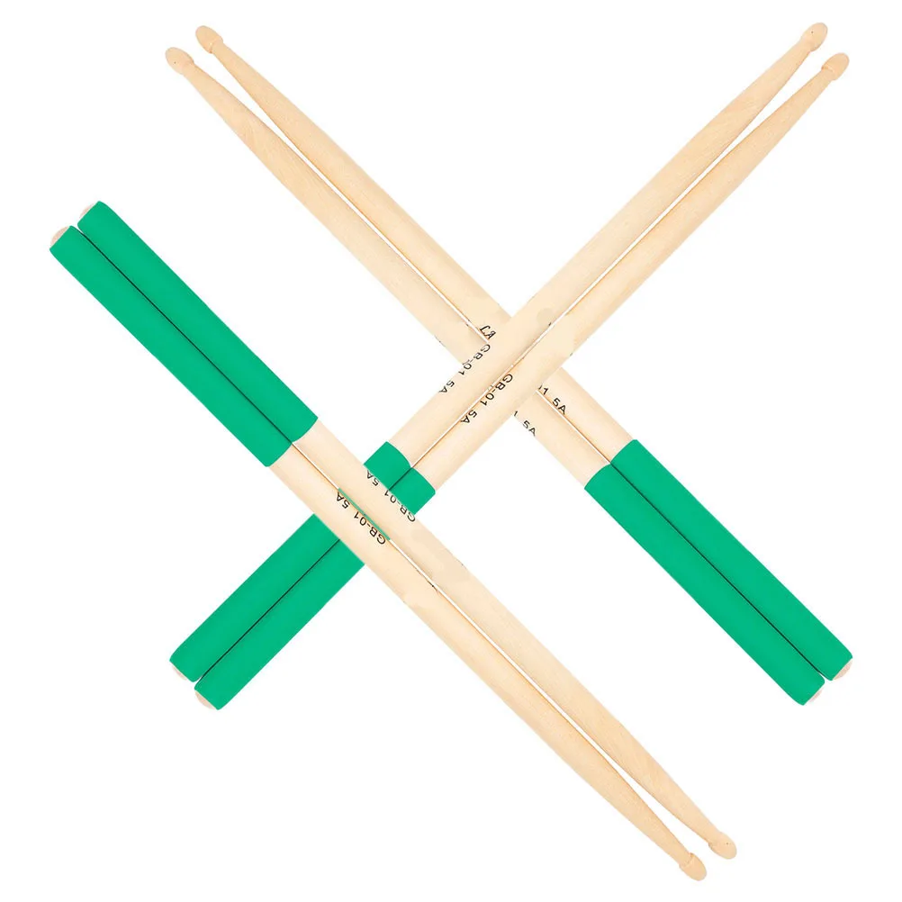 

3Pairs Non Slip Wooden Drum Sticks Classic Drumsticks Natural Wood Drumstick Practice Musical Percussion Drum Stick Replacement