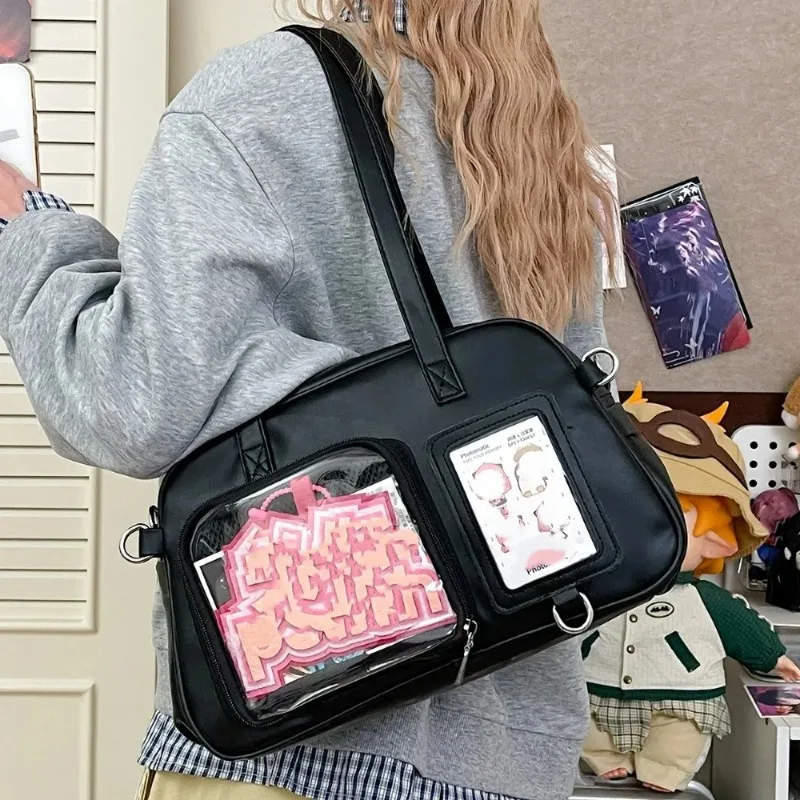 Y2K Comic Exhibition Star Chasing Ulzzang Ita Bag Dolls Bag JK Uniform Cartoon Shoulder Underarm Bag