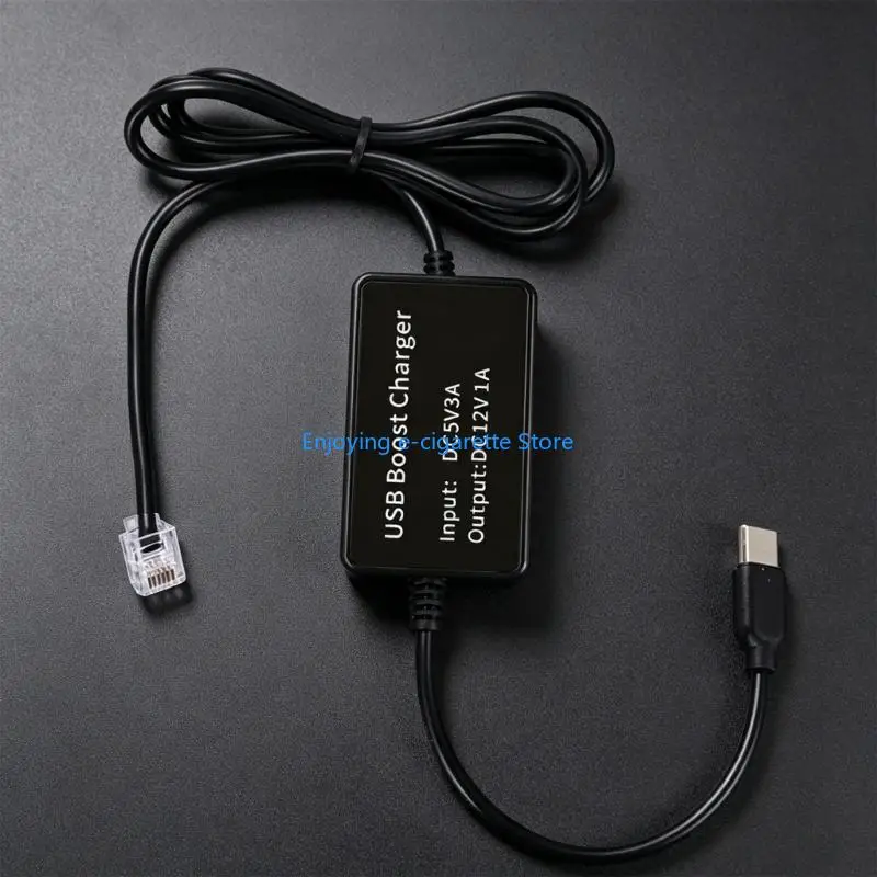 USB Type C To RJ11 Detector Power Connection Cable Wire 5V3A To 12V For Car Electronic Accessories Y4QF