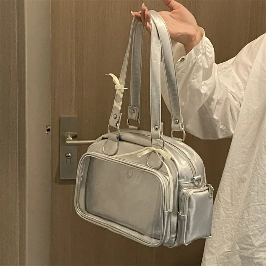 

New Style Fashionable Japanese Style Simple College Bag Commuter College Style Itabag Crossbody Double Shoulder Women's Bags