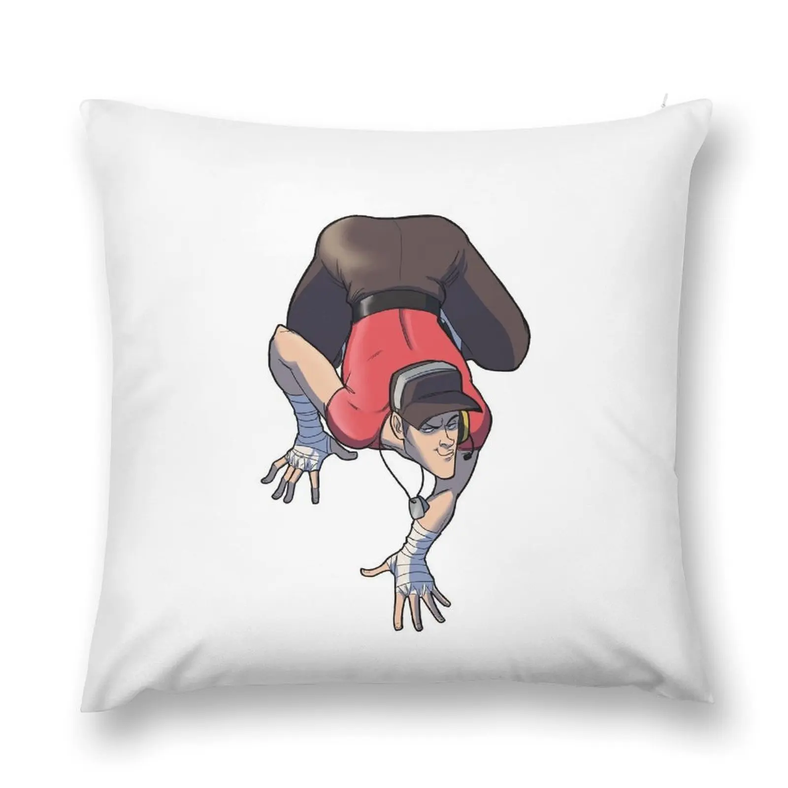 

Scout strikes Spiderwoman's infamous pose Throw Pillow Decorative pillow case anime girl Sofas Covers bed pillows pillow