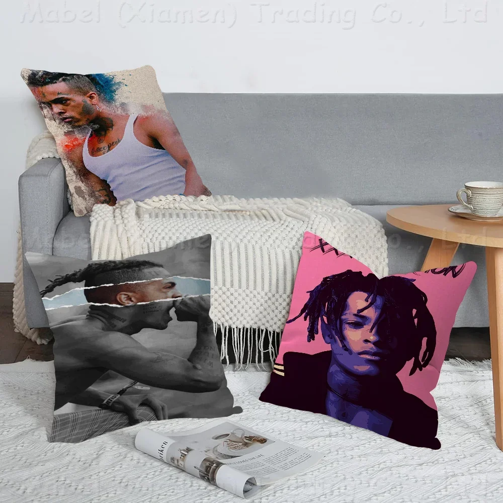 X-XXXTENTACION Hot Rapper Pillow Cushion Cover Pillowcase Living Room Sofa Home Decor Customized