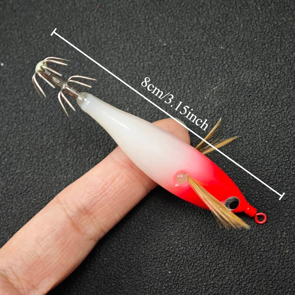 15pcs 8cm Luminous Squid Jig H - огляд і ціна Furniture Hardware Jig