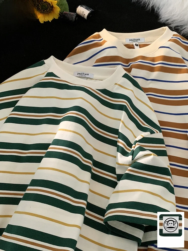 

PaulFrank Monkey round Ne ort Sve T-irt Men's Summer New Sle Heavyweight Base Layer irt Breathable Lightweight C...