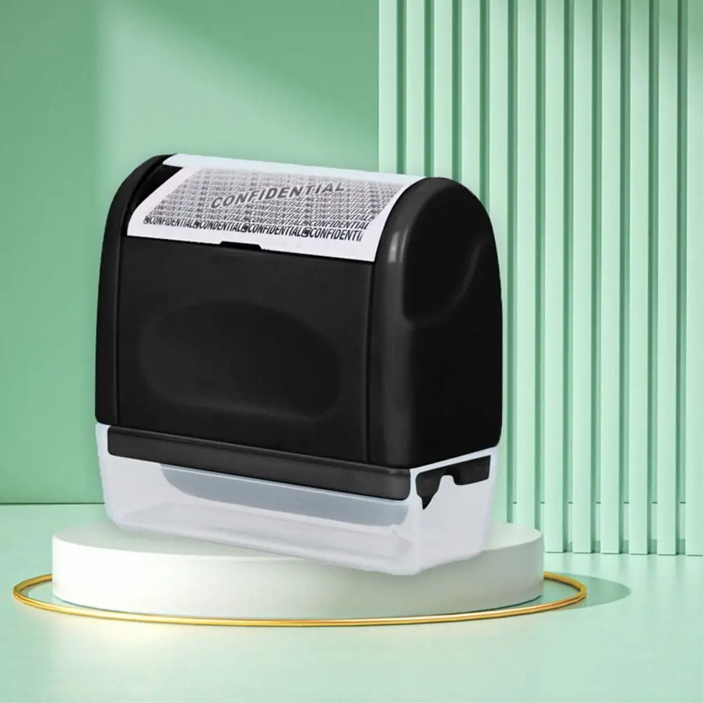 Leakproof Identity Theft Protection Roller Stamp Roller Stamp Ink Refill Identity Stamp Roller Portable Garbled Chapter