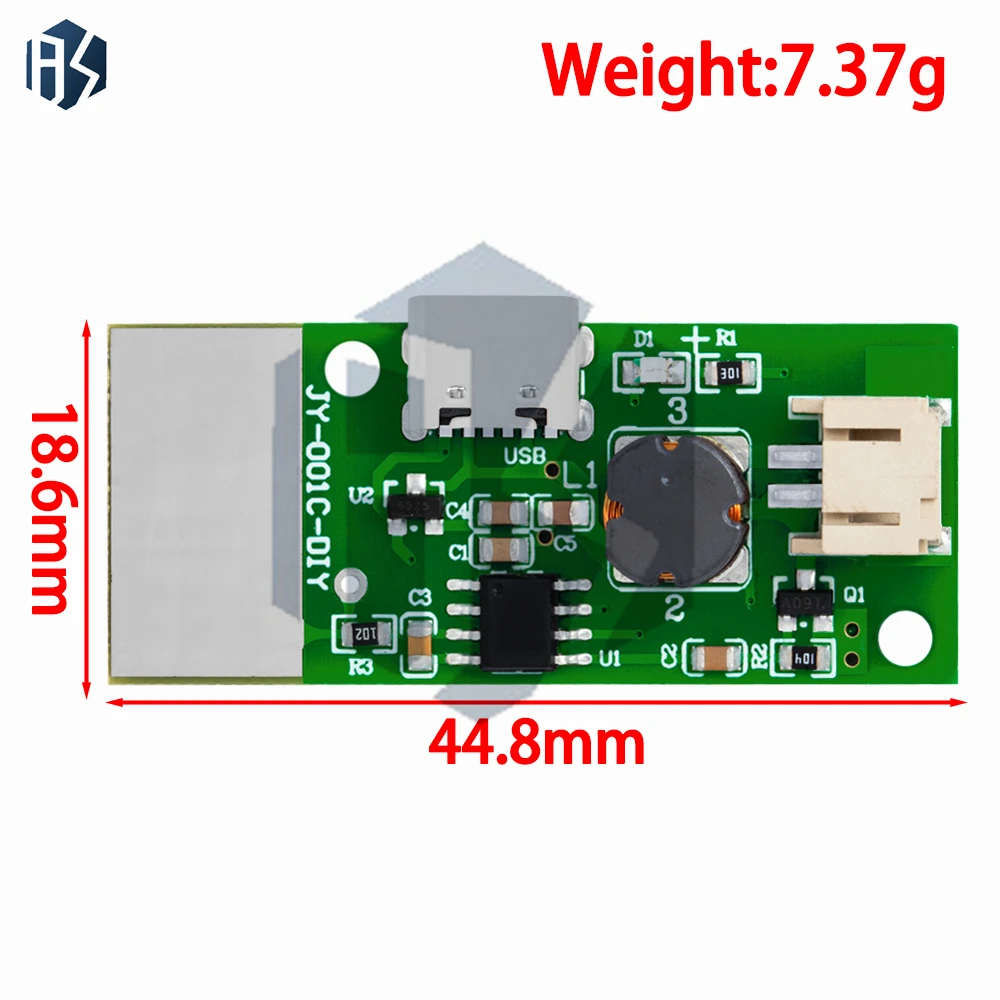 DC5V Type-C USB DIY Nebulizer Control Board: Mini Touch Humidifier Module with Oscillator