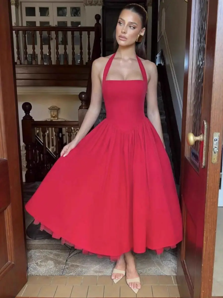 

Sexy Independent Station Women's Dr Svel Bal Belted Ne Hanging Slim Fit Gown High Waist A-Line Skirt