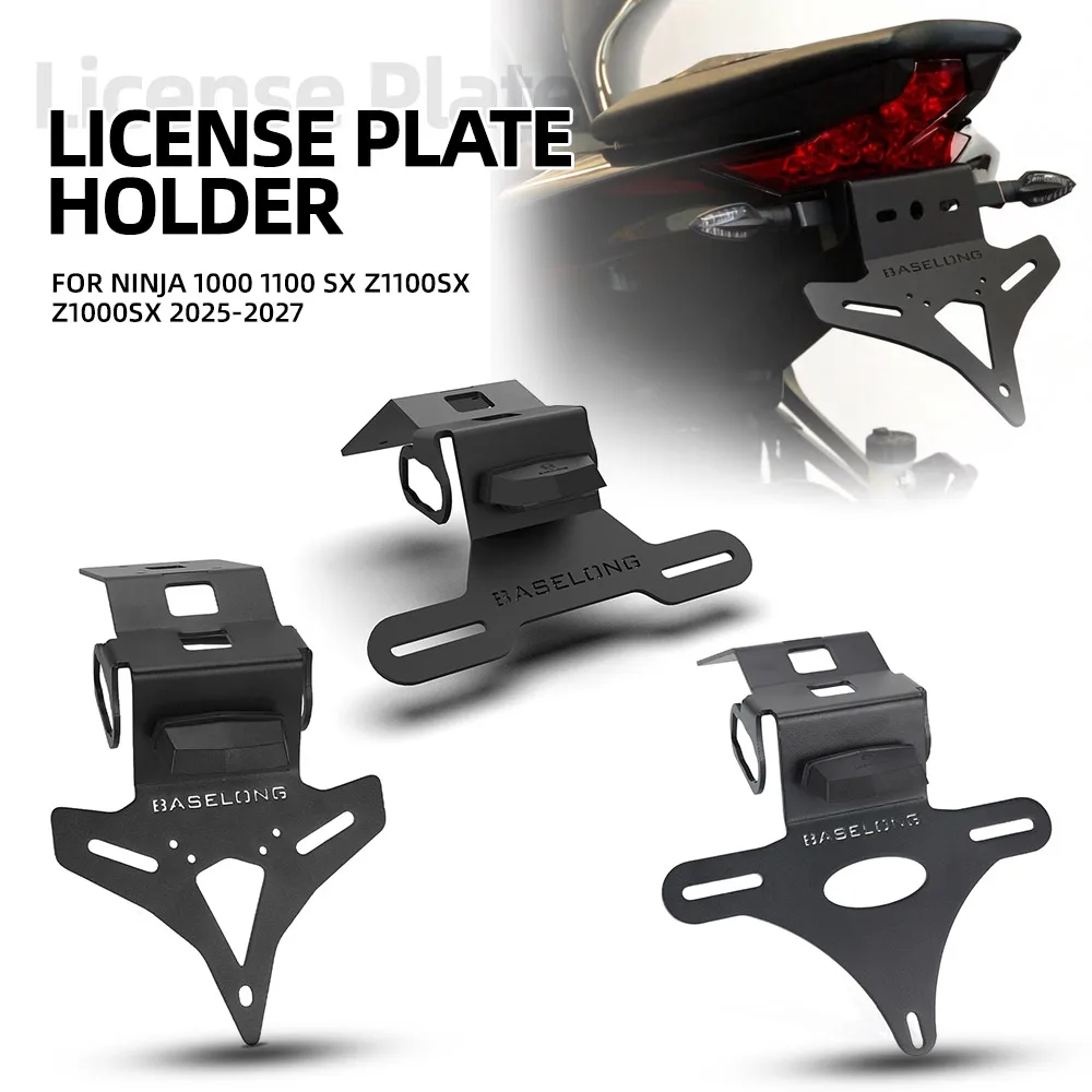 Z1100SX Z1000SX 2025 2026 2027 Rear Tail Tidy License Plate Holder Fender Eliminator Bracket Kit FOR KAWASAKI NINJA 1000 1100 SX