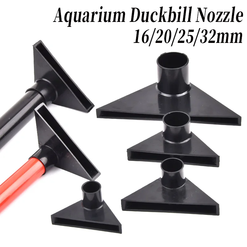 16-32mm Aquarium Duckbill Nozzle Versatile Filtration Accessory Fish Tank Pump Nozzle Fish Tank Accessories Easy Installation
