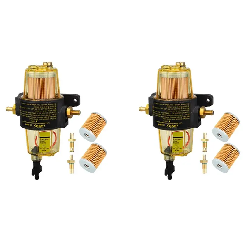 

A04E-6PCS UF-10K Fuel Filter Fuel Water Separator Assembly Fuel Filter Assembly For Yamaha Tohatsu Mercury Outboard