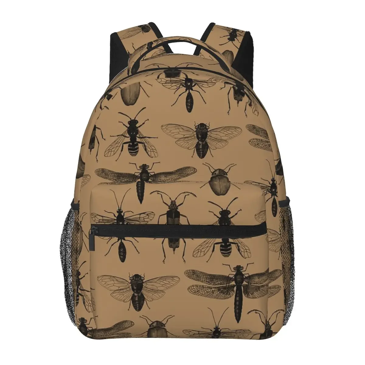 Entomology Studies Pattern Backpacks Boys Girls Bookbag Students School Bags Cartoon Kids Rucksack Shoulder Bag Large Capacity