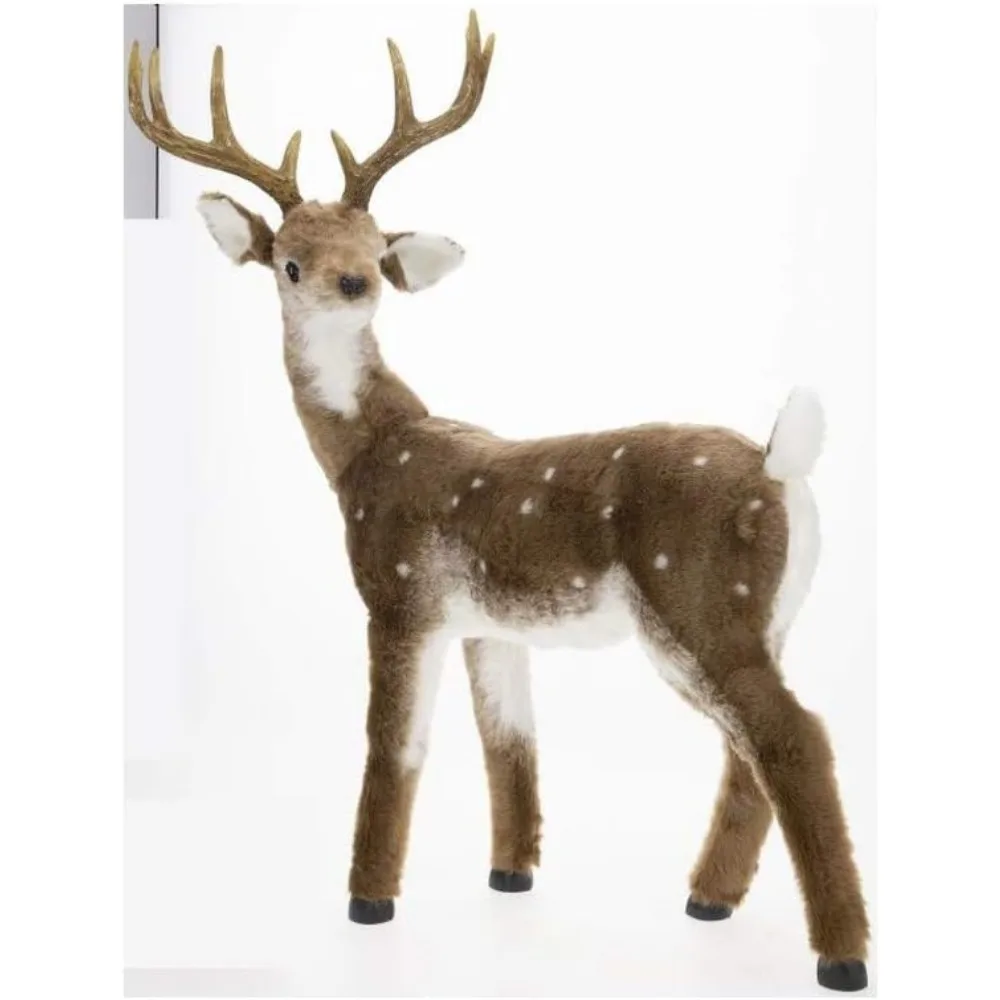 2021 Bambi Deer 34'' Reindeer Figurine Christmas Decor Holiday Decoration