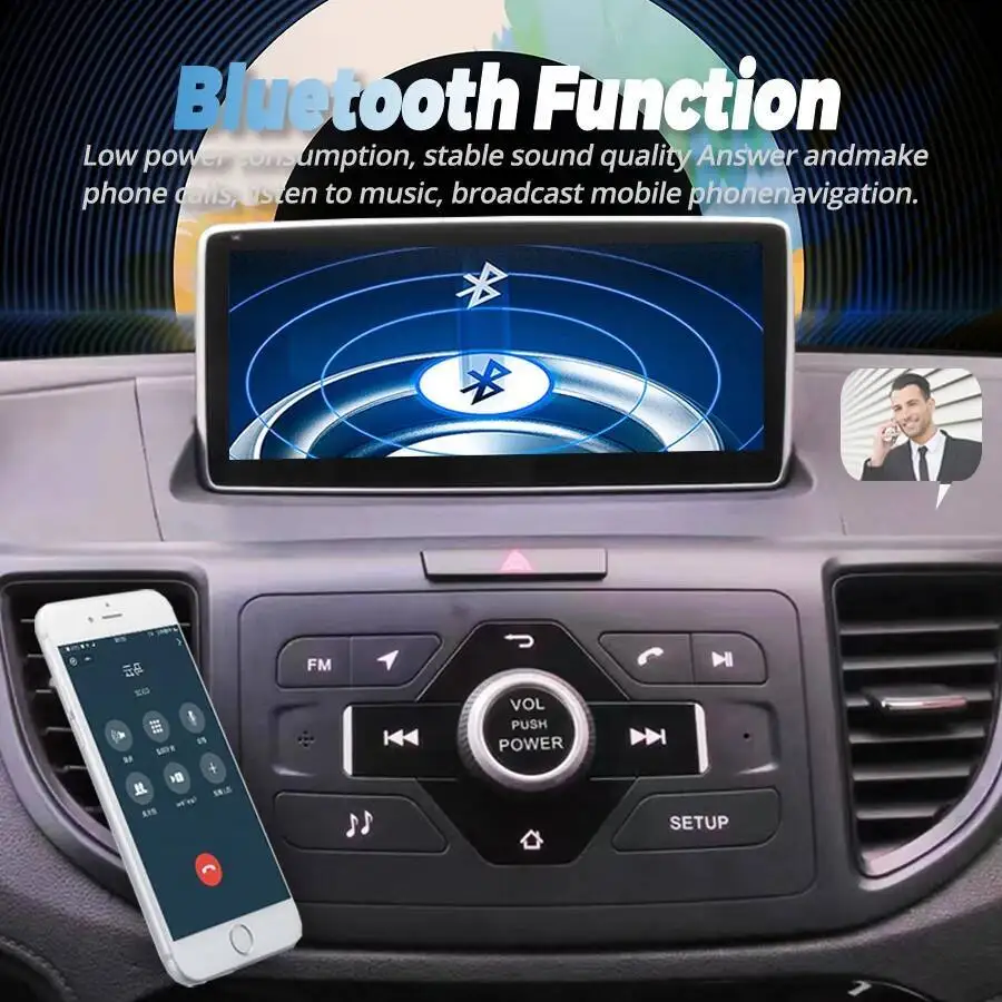 2din Auto Radio 10.25inch Android Auto AHD Touch Screen For Honda CRV CR-V 2012-2015 Carplay 4G Car Multimedia GPS Head Unit