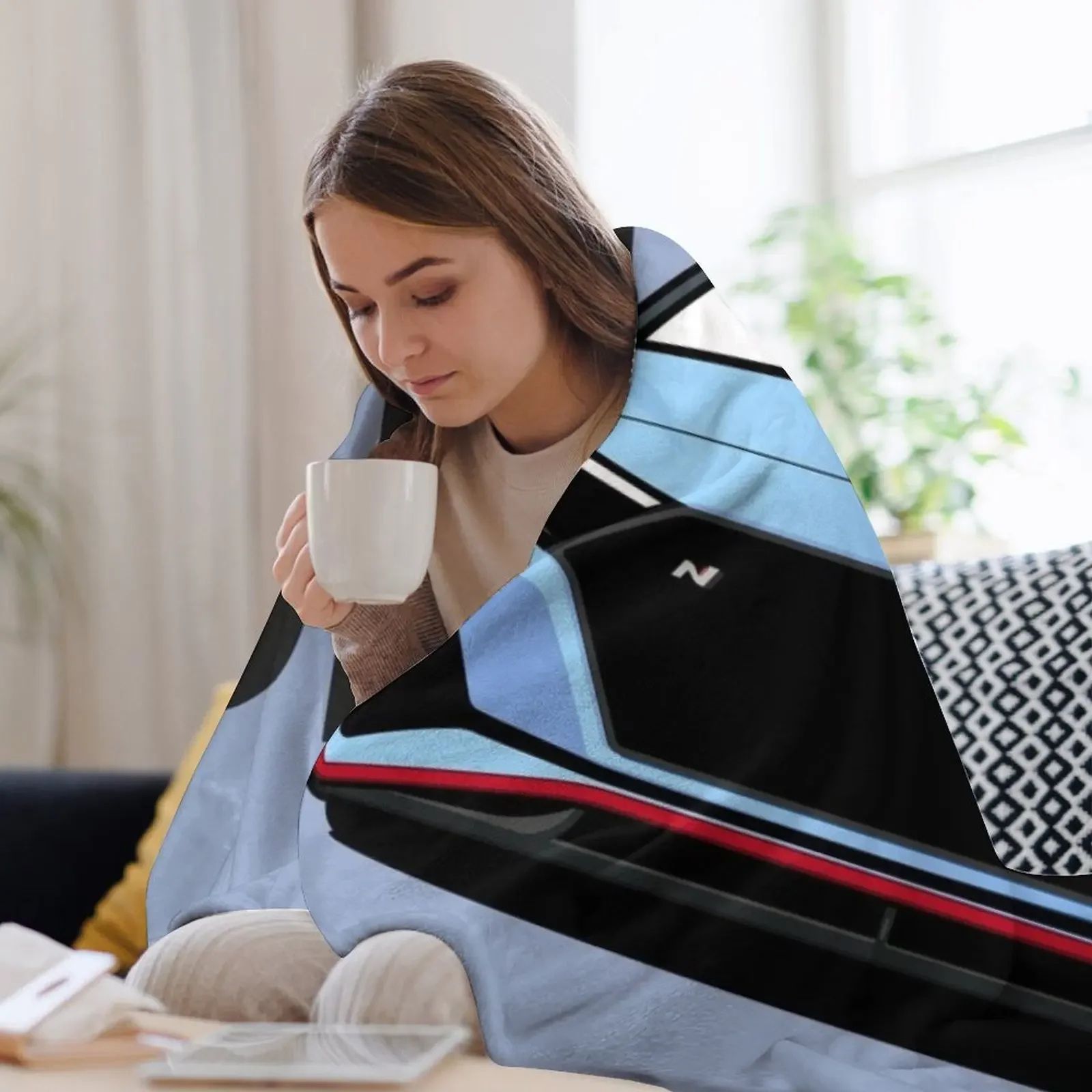 i20N Плед Волосы манга Многоцелевой диван-кровать Одеяла