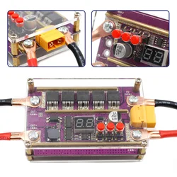 Welding Control Board para 18650 Bateria, Kit DIY 99 engrenagens de energia, pontos ajustáveis, soldador local, folha de níquel, 0,05-0,3 milímetros, 12V