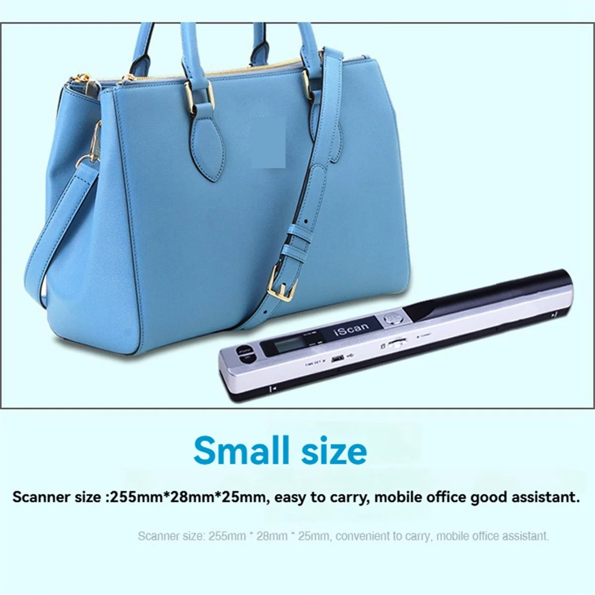 AB01 Портативный сканер документов 900 точек на дюйм Цифровой сканер книг и фотографий формата А4 Мгновенное сканирование Поддержка формата JPG/PDF B