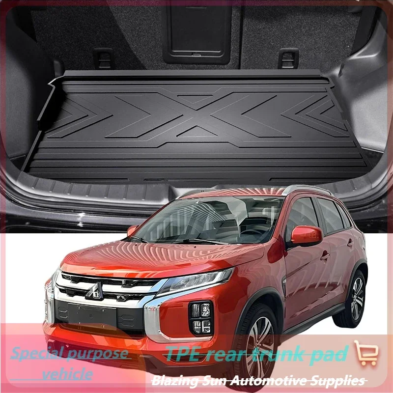 

Car Auto Rear Boot Cargo Liner Tray Trunk Mat Carpet for Mitsubishi ASX RVR 2011- Cushion Pad Carpet Pad Anti-dirty Anti-water