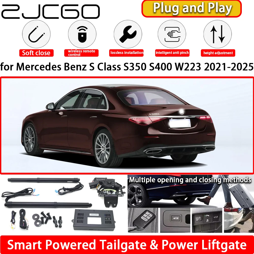 

for Mercedes Benz S Class S350 S400 W223 2021-2025 Automatic Electric Powered Tailgate Power Liftgate Tail Gate Lift Kit System