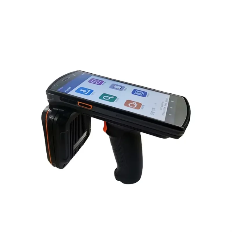 

ELFDAY Mobile Contactless Rugged Portable Pda Handheld Android Barcode Scanner Rfid Uhf Reader Writer with Display