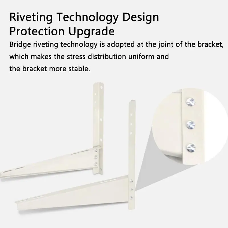 Air Conditioner Support Bracket Heavy Duty External Machine Support Stand Universal Stainless Steel Window Air Conditioner