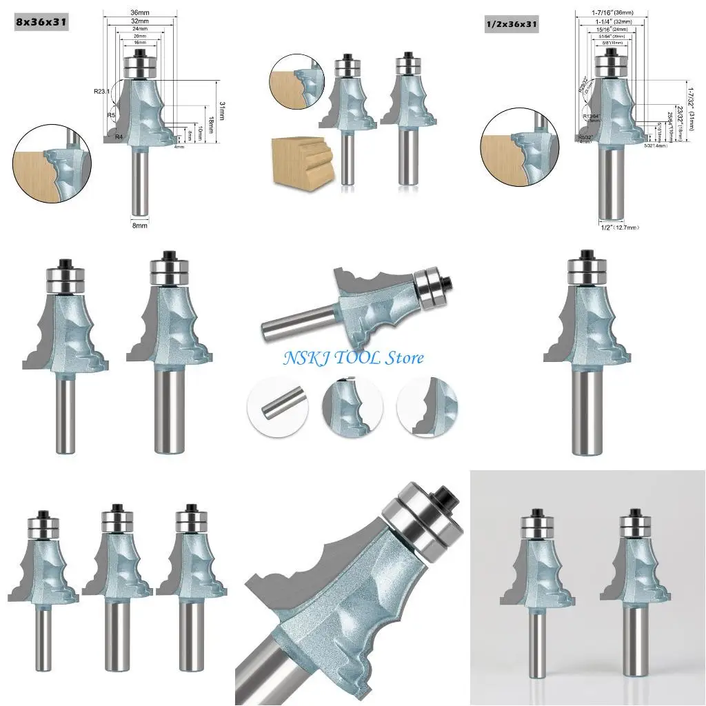 L8RC Woodworking Line Knife Handle 8 Handle Handrail Knife Cabinet Line Handrail