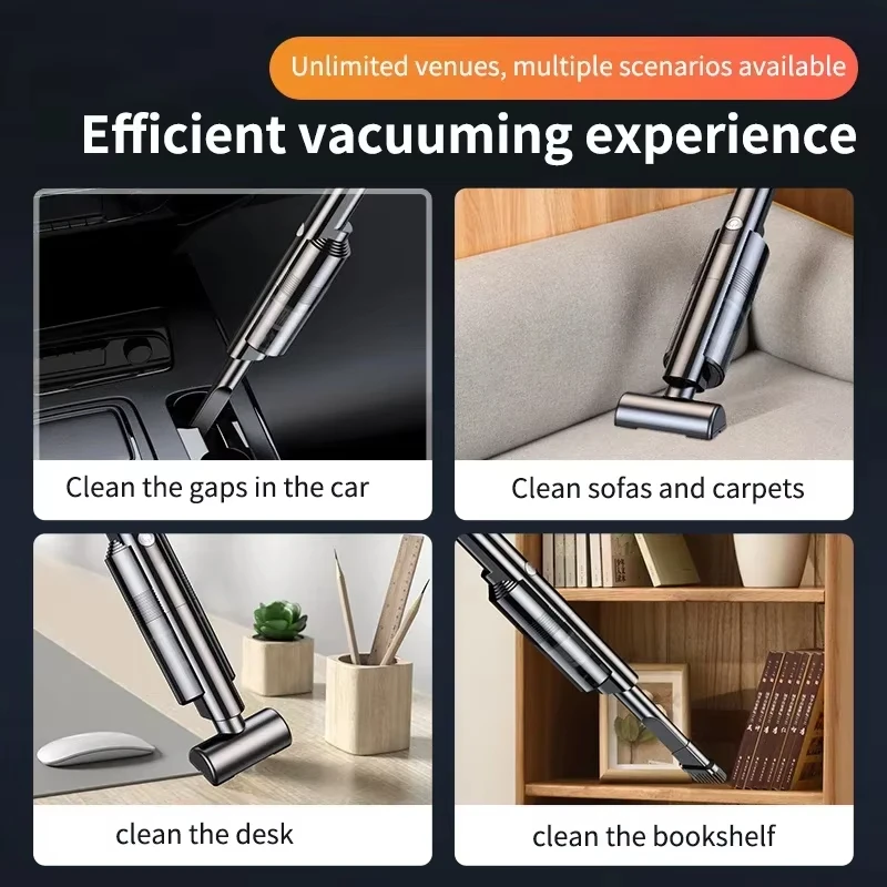 Xiaomi Youpin Car Vacuum Cleaner Wireless Strong Suction Handheld Rechargeable Portable Vacuum Cleaner High Power Home Appliance