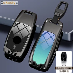 Zinc Alloy For Mercedes Benz A C E S G Class GLC CLE CLA GLB GLS W177 W205 W213 W222 X167 AMG Remote Smart Car Key Case Cover