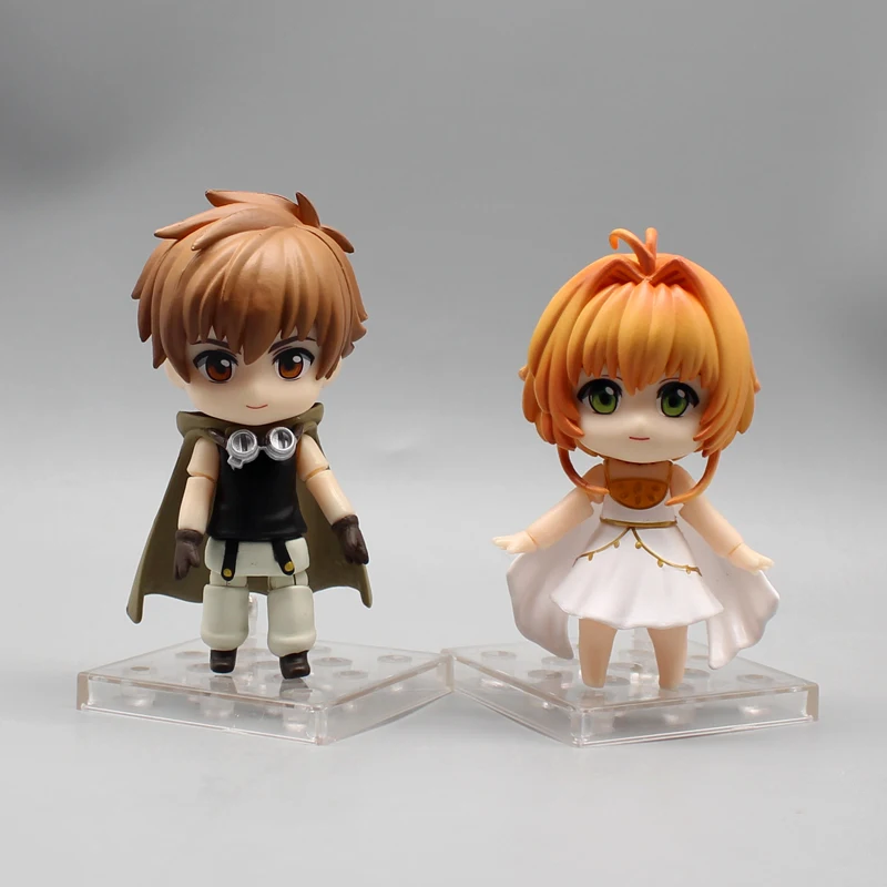 TSUBASA Sakura Li Syaoran #2152 #2153 Action Figures Tsubasa Figures Movable Anime 9cm PVC Collection Model Toys Birthday Gifts