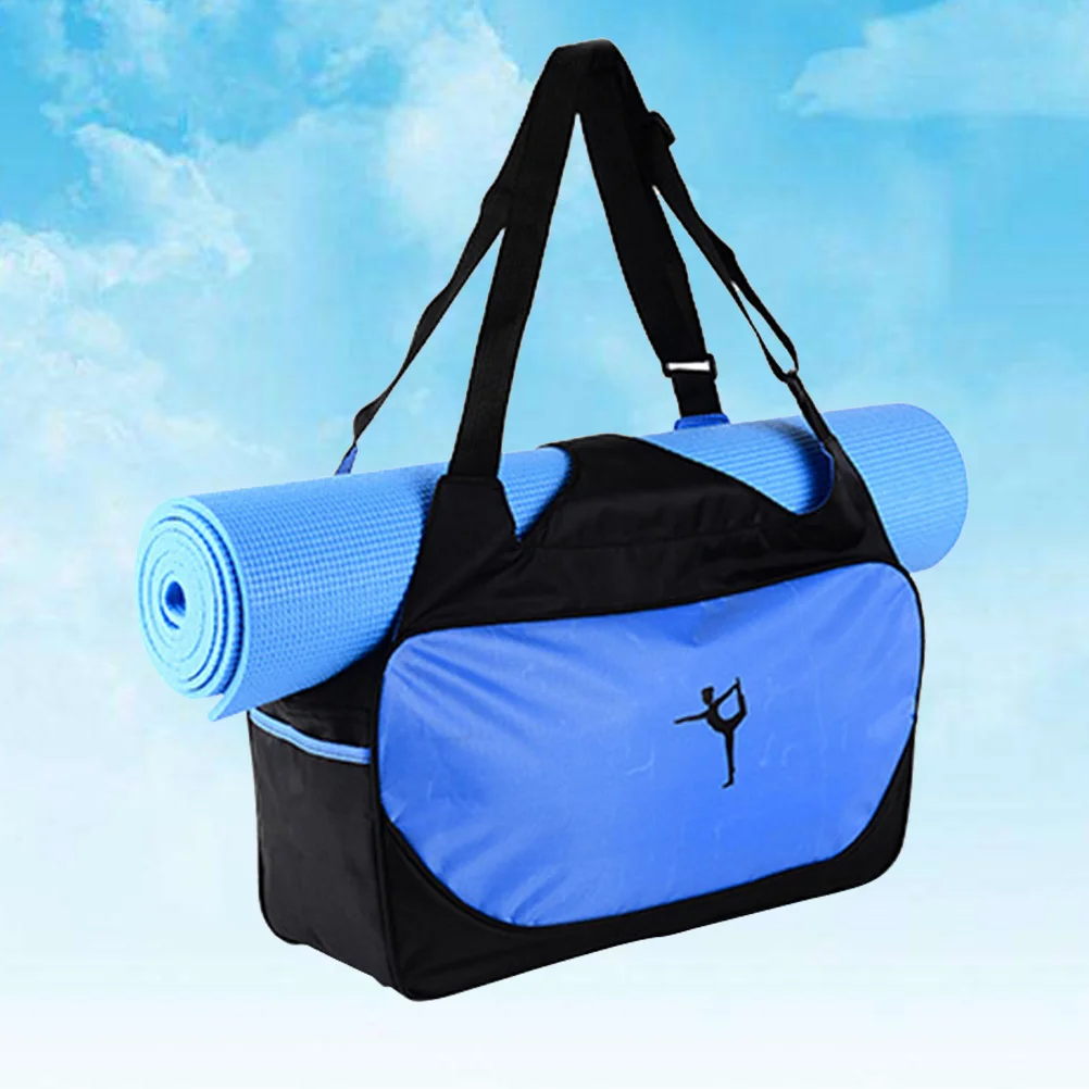 Portable Waterproof Yoga Shoulder Bag Removable Strap Large Capacity Travel Luggage Handbag Suitable for Gym Sports Hiking