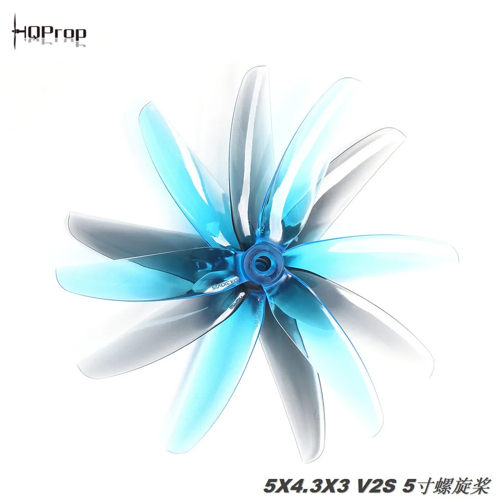

10PCS HQProp 5X4.3X3 V2S 5 inch trefoil propeller Freestyl high efficiency 5043 propeller 5 * 4.3 * 3