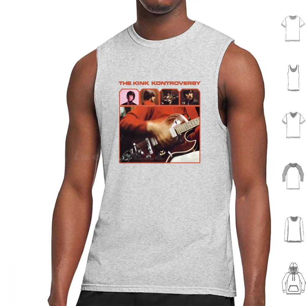 The Kinks : The Kink Kontroversy Tank Tops Print Cotton The Kinks Kinks British Invasion Music Classic Kink