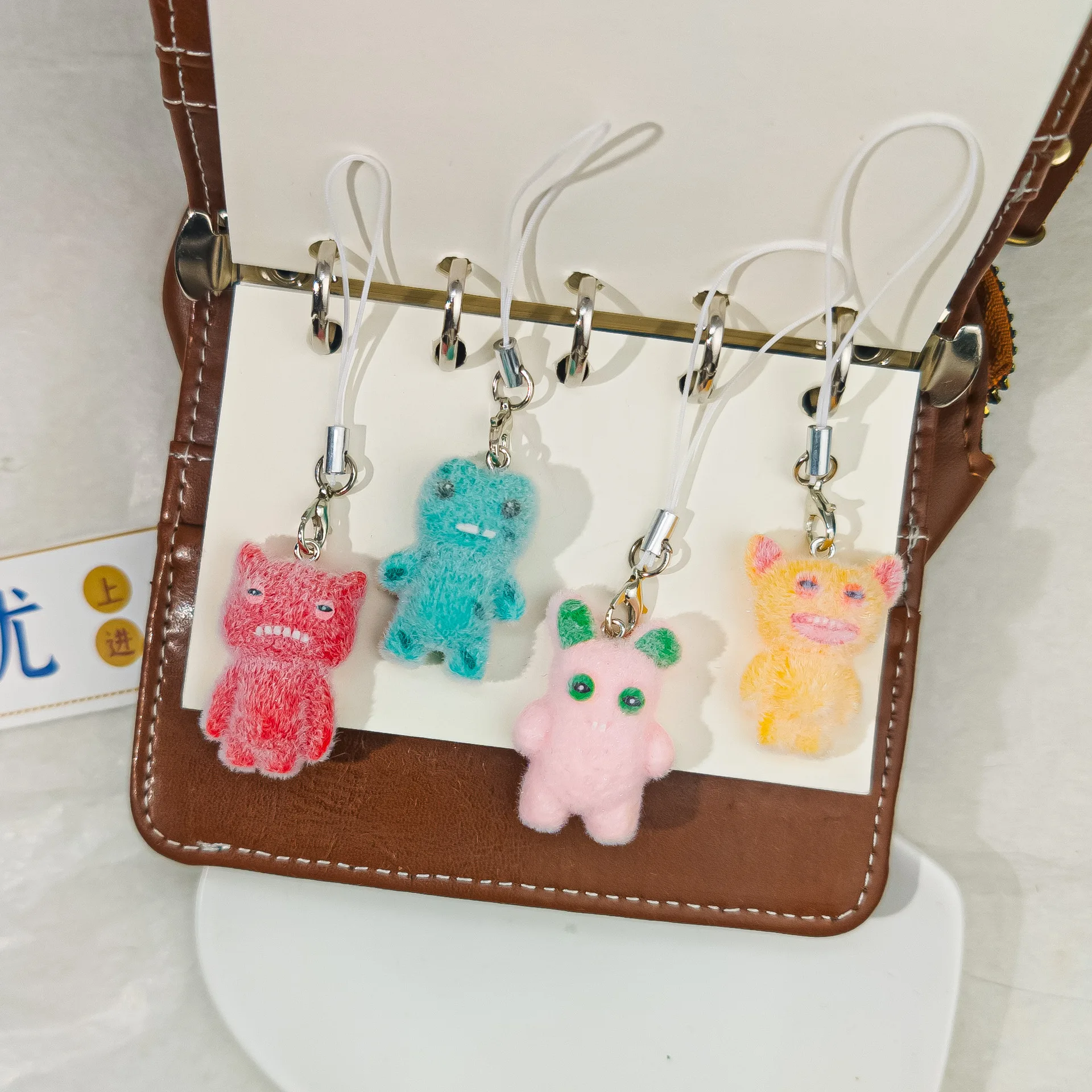 5 قطعة ل Fuggler مضحك الوحش القبيح الدمى المفاتيح اللعب Kawaii أنيمي لعبة ظهره قلادة الاطفال هدايا عيد الميلاد