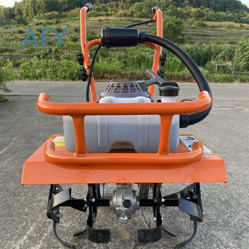 Fuel Micro Tiller for TG-ST3001 Small Ditching Loosening Soil Agricultural Cultivator Orchard Farming Garden Tractor Tool