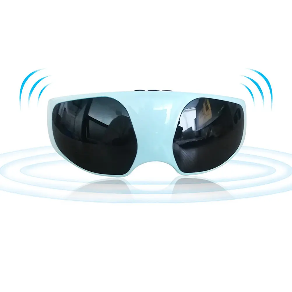 

Eye Massager Blue Adjustable Vibration Magnetic Therapy For Eye Fatigue Relief Puffiness Care Device Health