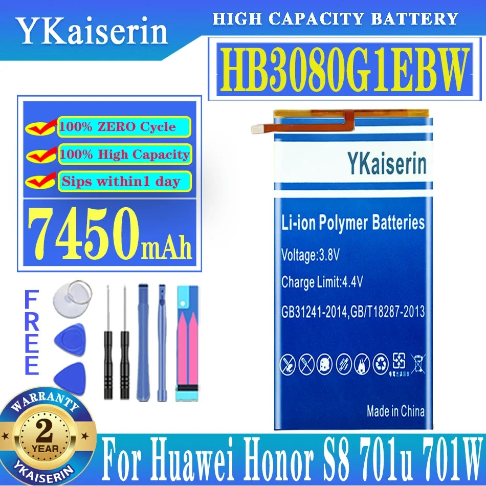 

HB3080G1EBW New Battery 7450mAh For Huawei MediaPad T3 10 AGS-L09 AGS-W09 AGS-L03 t3 9.6 8.0 inch LTE Tablet Batteries