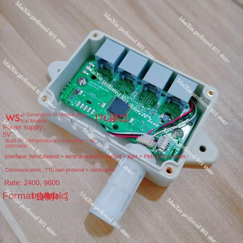 Third Generation APRS WS1 WS3 Weather Station Module with Barometric Humidity RS485 MODBUS