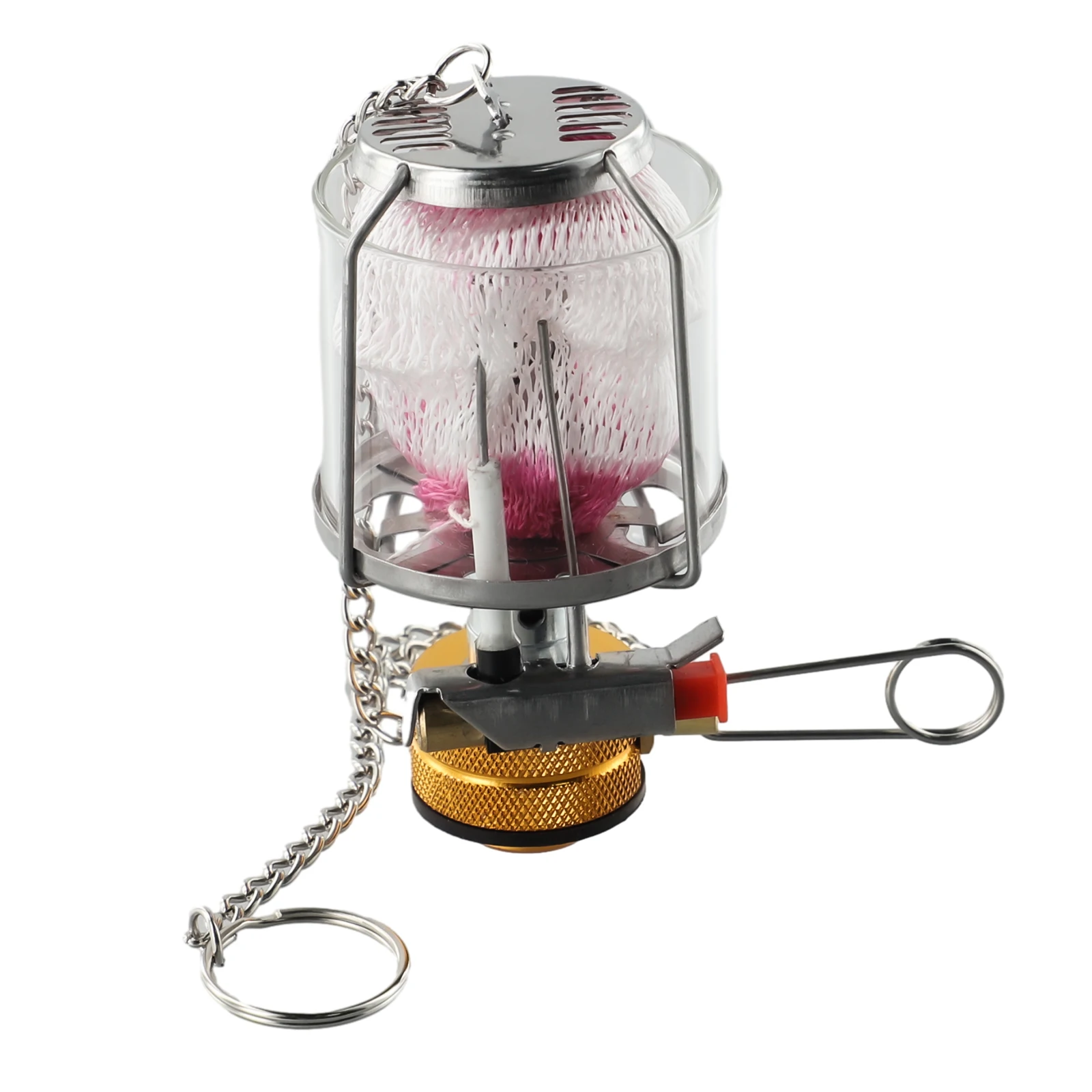 Durable Gas Lantern Gas Lamp Glass Lamp Lantern Lightweight Outdoor Tools Piezoelectric Ignition System Portable