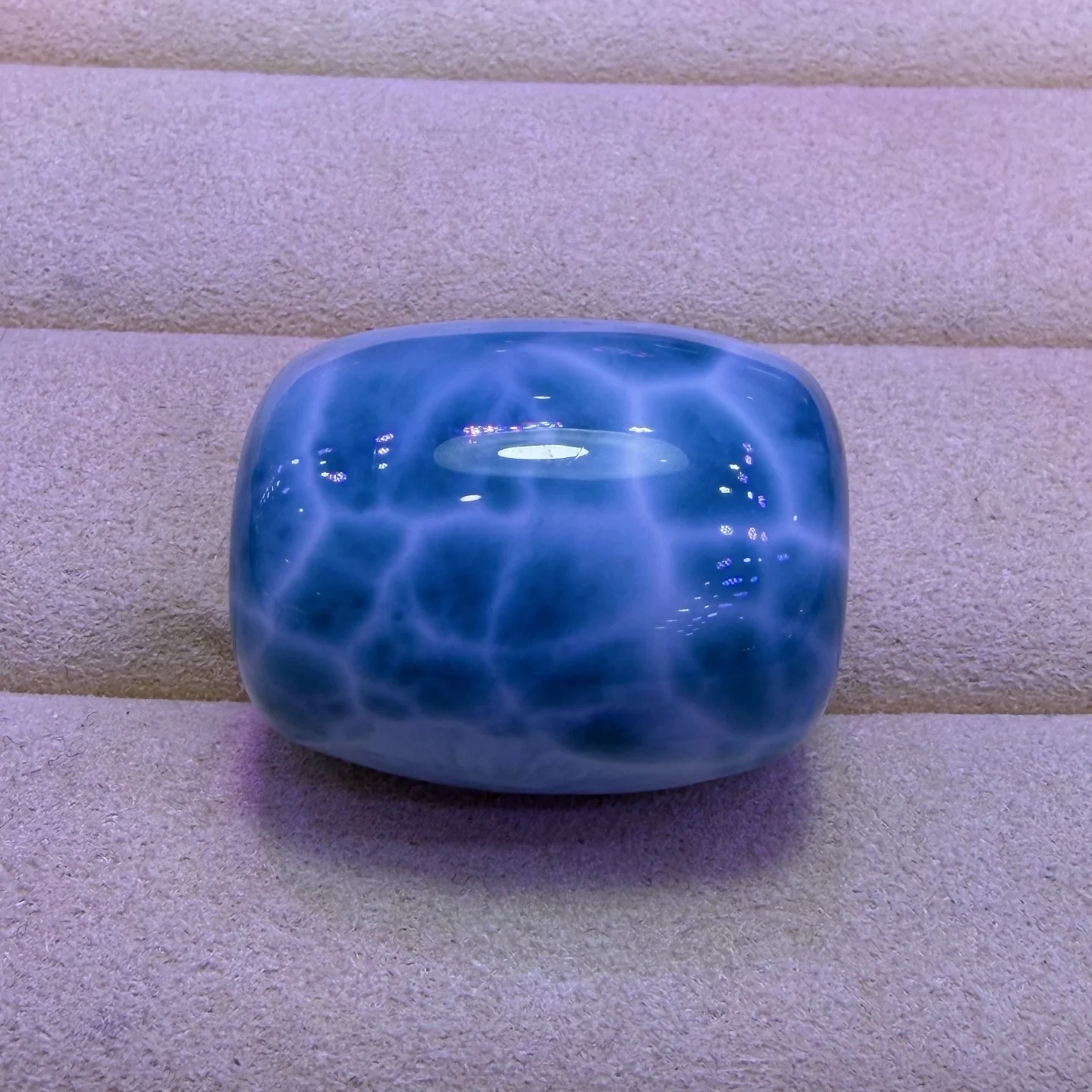 Natural Blue Larimar Pendant Heart Women Men Larimar Barrel 28/22.6mm Necklace Fashion Jewelry Gemstone AAAAAA