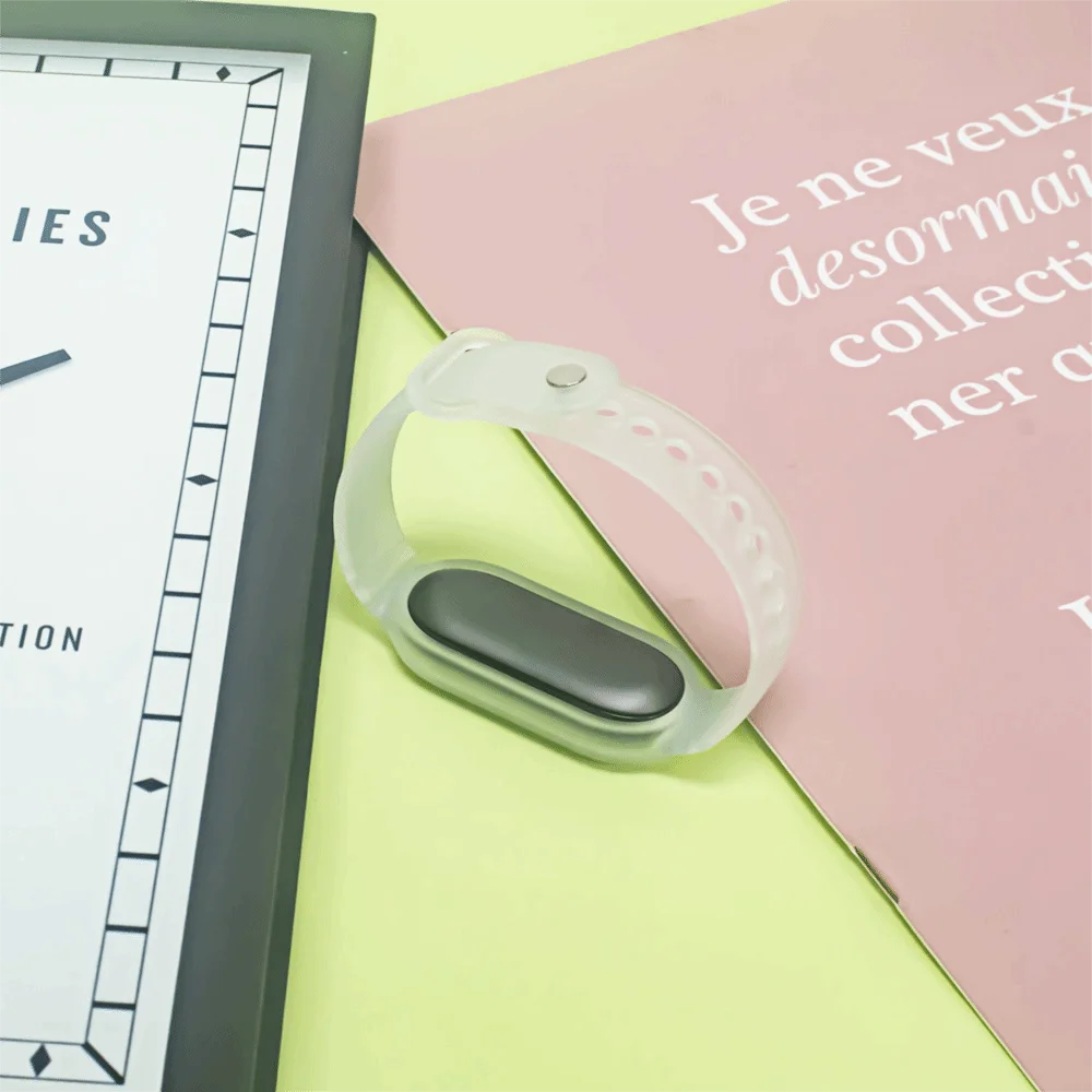 TPU Voice Recorder Case Transparent Shockproof Protective Cover Waterproof Protector Band Strap for PLAUD NotePin AI