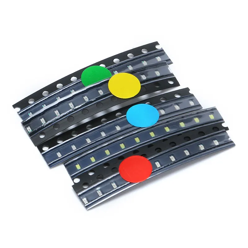 100pcs/50pcs 1206 0402 0603 0805 SMD LED Diodes Component Package Kit DIY White Red Blue Green Yellow Super Bright