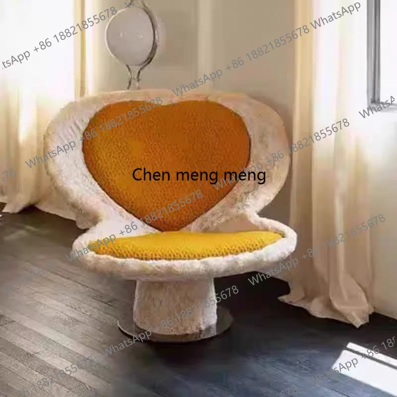 

Nordic designer creative special-shaped fiberglass leisure chair villa hotel living room personalized single sofa chair