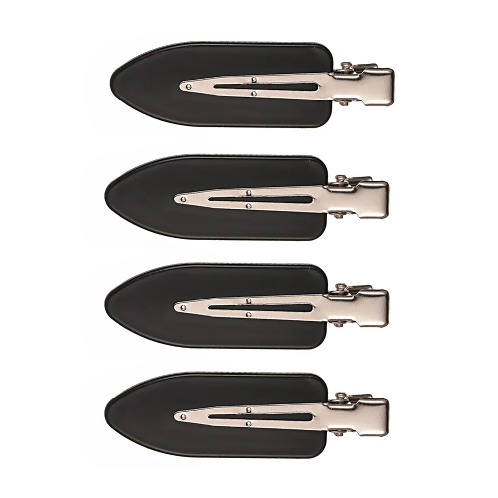 4 قطعة مشابك شعر التمساح مقاطع ماكياج صالون تجميل دبوس شعر سلس لصالون تصفيفة الشعر تصفيف الشعر الانفجارات موجات